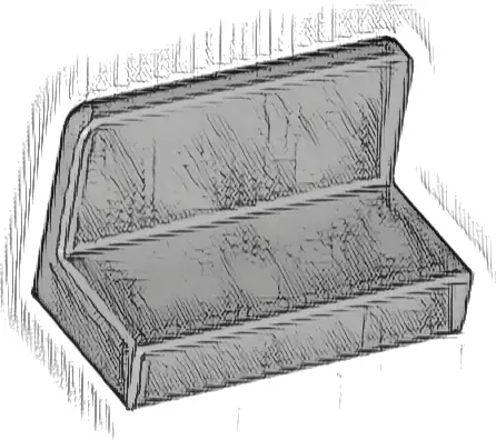 Panel 1 x 2 x 1 with Rounded Corners