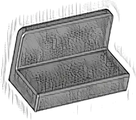 Panel 1 x 2 x 1 with Rounded Corners