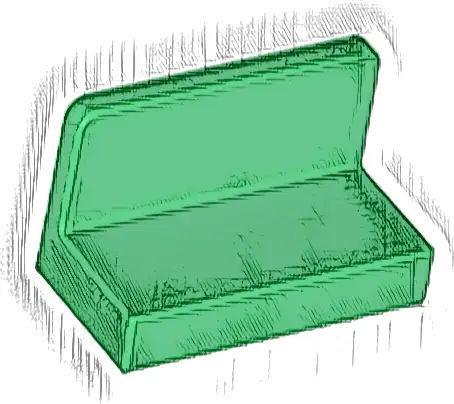 Panel 1 x 2 x 1 with Rounded Corners