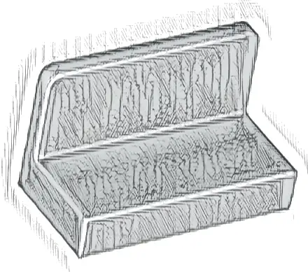 Panel 1 x 2 x 1 with Rounded Corners