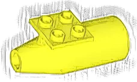 Engine, Smooth Large, 2 x 2 Thin Top Plate