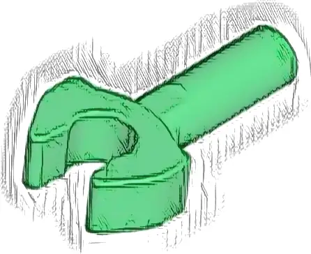 Bar   1L with Clip Mechanical Claw - Cut Edges and Hole on Side