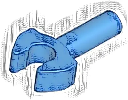 Bar   1L with Clip Mechanical Claw - Cut Edges and Hole on Side