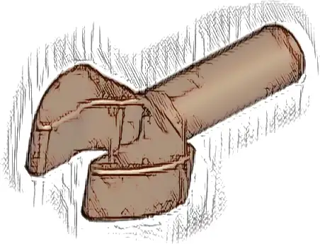 Bar   1L with Clip Mechanical Claw - Cut Edges and Hole on Side