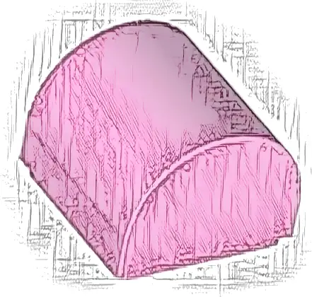 Slope, Curved 1 x 1 x 2/3 Double