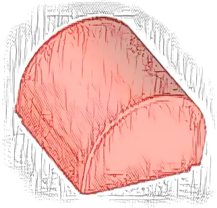 Slope, Curved 1 x 1 x 2/3 Double