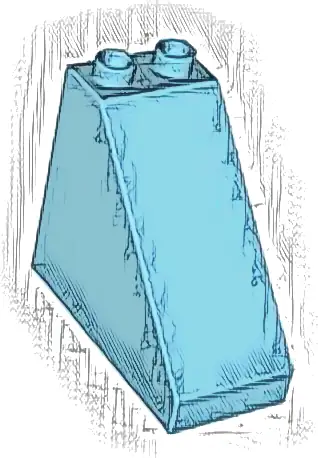 Duplo, Brick 4 x 2 x 3 Slope