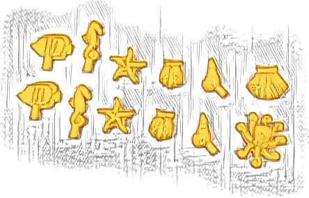 Friends Accessories, Marine Life, 12 in Bag (Multipack)