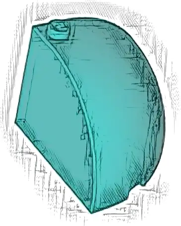 Brick, Round Corner 4 x 4 x 2 2/3 Dome Top