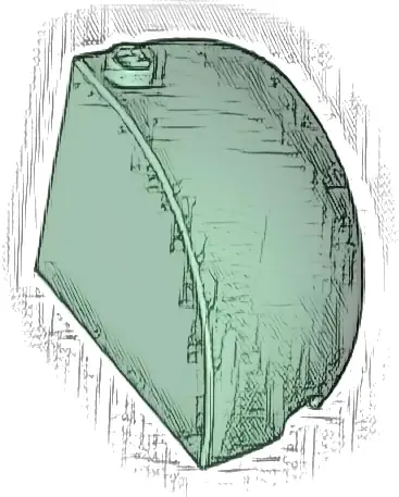 Brick, Round Corner 4 x 4 x 2 2/3 Dome Top