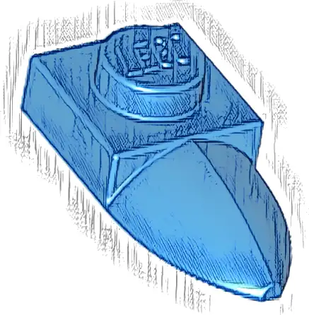 Plate, Modified 1 x 1 with Tooth Horizontal