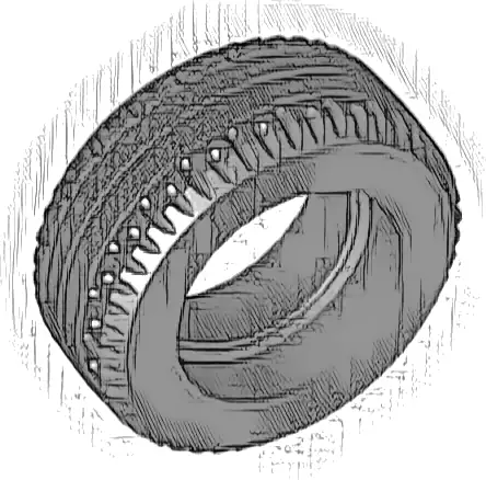 Tire 24 x 9.9