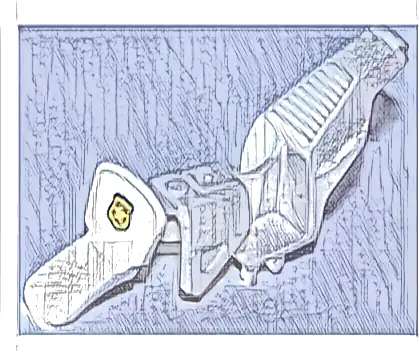 Motorcycle Fairing, Dirt Bike with Gold Badge Pattern (Sticker) - Set 60137