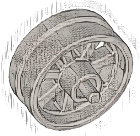 Wheel 15mm D. x 6mm City Motorcycle