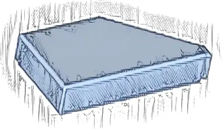 Tile, Modified 1 x 2 Wedge Left