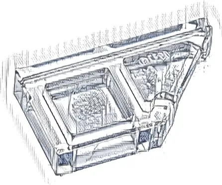 Tile, Modified 1 x 2 Wedge Right
