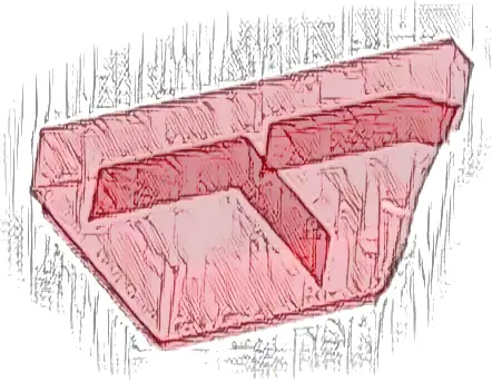 Tile, Modified 1 x 2 Wedge Right