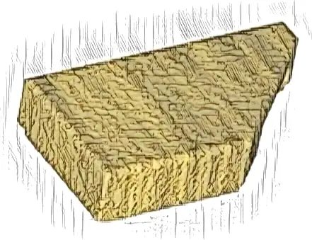 Tile, Modified 1 x 2 Wedge Right