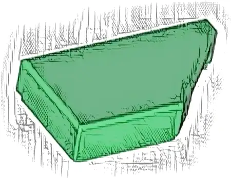 Tile, Modified 1 x 2 Wedge Right