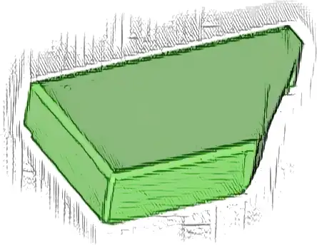 Tile, Modified 1 x 2 Wedge Right