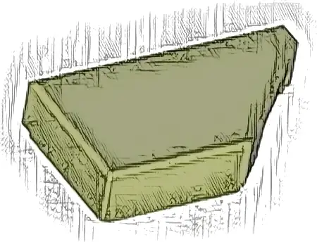 Tile, Modified 1 x 2 Wedge Right