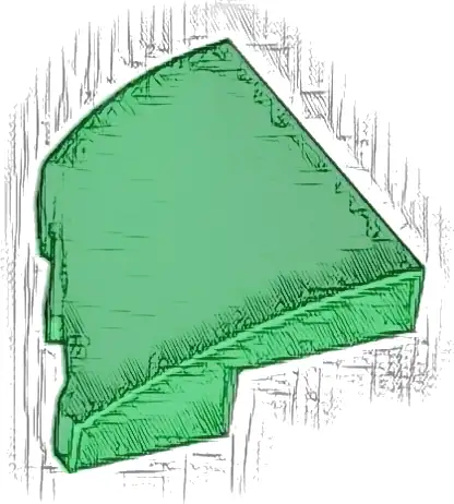 Wedge 2 x 2 x 2/3 Right