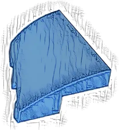 Wedge 2 x 2 x 2/3 Right