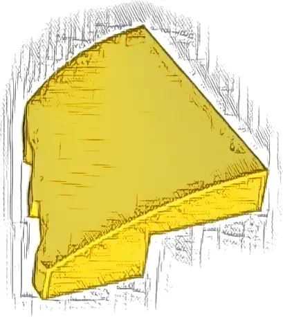 Wedge 2 x 2 x 2/3 Right