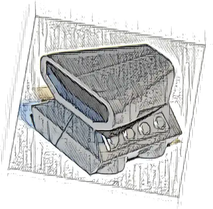 Vehicle, Air Scoop Engine Top 2 x 2