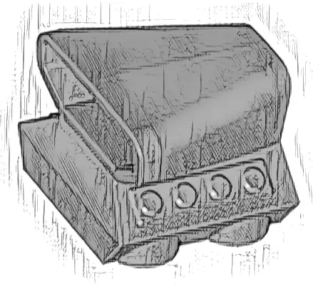 Vehicle, Air Scoop Engine Top 2 x 2