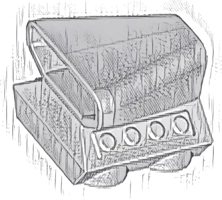 Vehicle, Air Scoop Engine Top 2 x 2