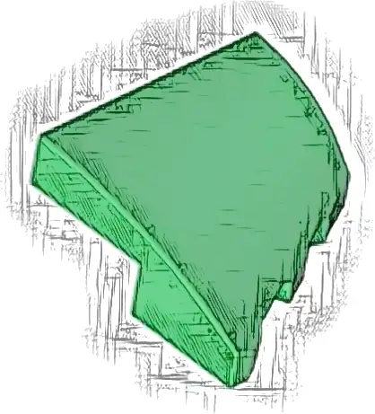 Wedge 2 x 2 x 2/3 Left