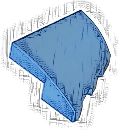 Wedge 2 x 2 x 2/3 Left