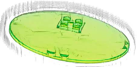 Dish 10 x 10 Inverted (Radar) - Solid Studs