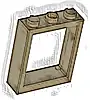 Część LEGO® 51239 Okno 1 x 3 x 3 Płaski Front