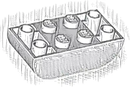 Slope, Curved 4 x 2 Inverted Double
