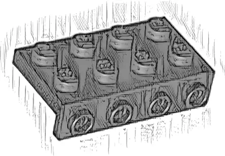 Bracket 2 x 4 - 1 x 4