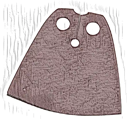 Minifigure Cape Cloth, Standard - Traditional Starched Fabric - 3.9cm Height