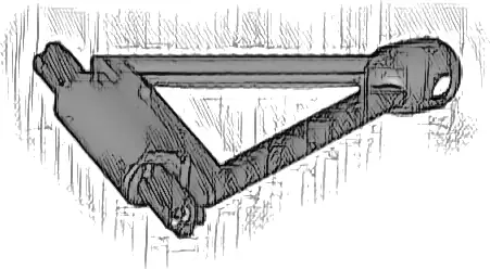 Technic, Steering Arm Triangular with 2 Axles and Tow Ball Socket
