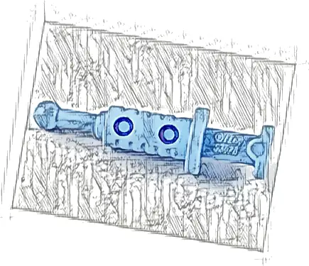 Minifigure, Utensil Syringe with 2 Hollows