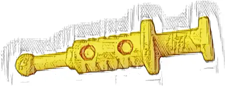 Minifigure, Utensil Syringe with 2 Hollows