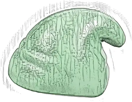 Minifigure, Headgear Slouch Hat, Dwarf / Gnome with Tip Facing Backwards, Creases at Front and Back