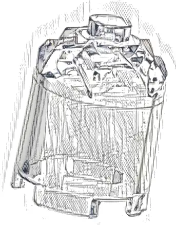 Brick, Round 2 x 2 x 2 Crystal Facets on Top