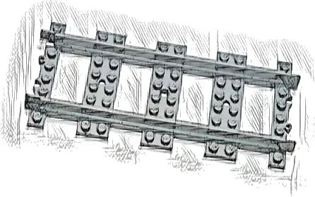 Train, Track Plastic (RC Trains) Straight