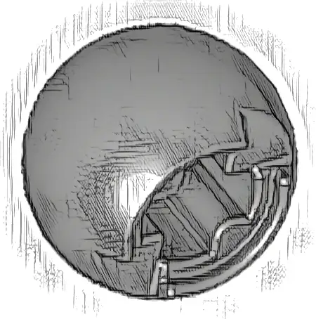 Technic Ball Joint with Through Axle Hole