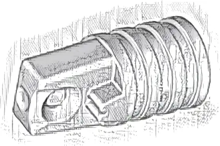 Hinge Cylinder 1 x 2 Locking with 1 Finger and Axle Hole on Ends without Slots