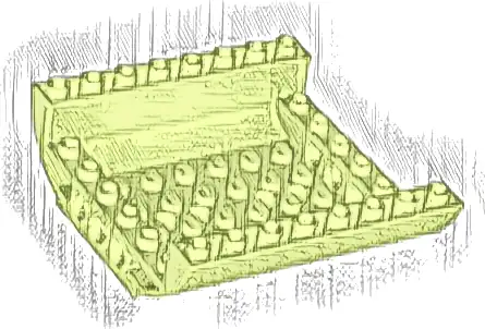 Slope, Curved 8 x 8 x 2 Inverted Double