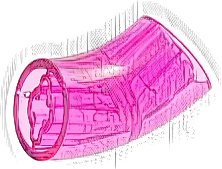 Brick, Round 2 x 2 D. 45 degrees Elbow (27.7mm Standing Height)