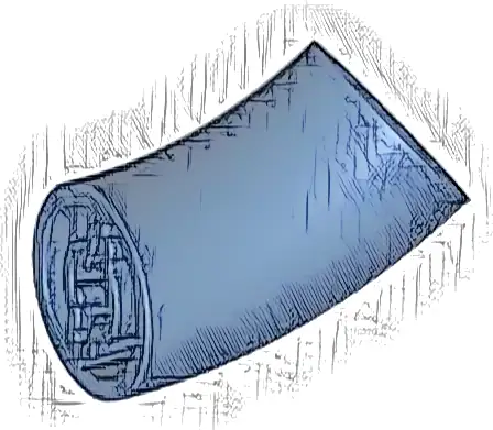 Brick, Round 2 x 2 D. 45 degrees Elbow (27.7mm Standing Height)