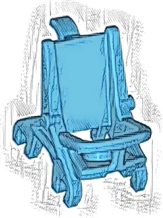 Minifigure, Utensil Stroller / Baby Carriage Seat